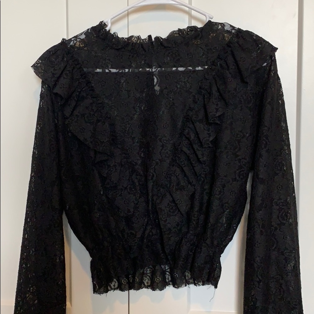 Victorian style lace top